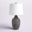Lampe de table 25 po gris / brun Shari