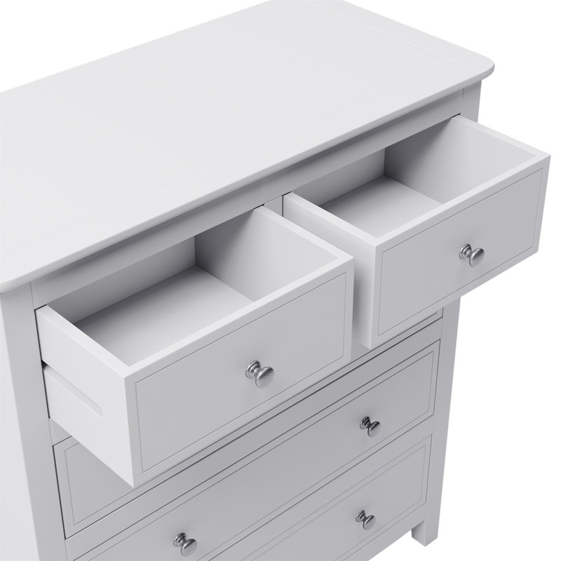 Commode 5 tiroirs en bois massif