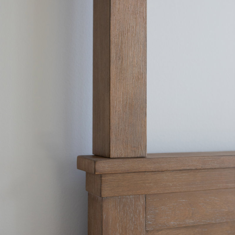 Details by Becki Owens, Ren Canopy Bed, Distressed Natural, Queen