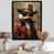 Black Single Picture Framed Canvas