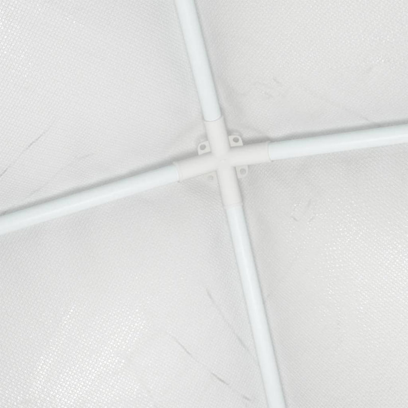 Claudie 2.5m x 2.5m Iron Party Tent, White