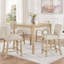 Ensemble de table 5 pièces à hauteur de comptoir avec 4 chaises-1045436478