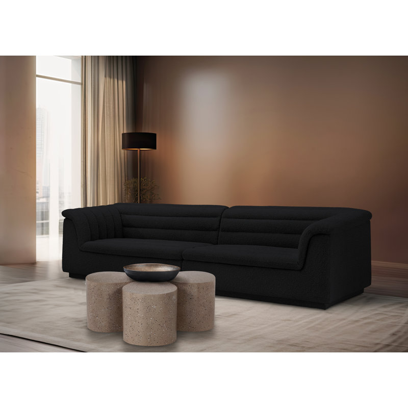 Table basse Huewitt, Taupe