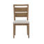Ensemble de 2 chaises à dossier échelle Evelyn, brun