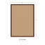Tapis berbère beige fait à la main avec bordure en coton brun fait à la main Nannette-1032722228