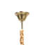 AGUARICO Glass Brass Chandelier