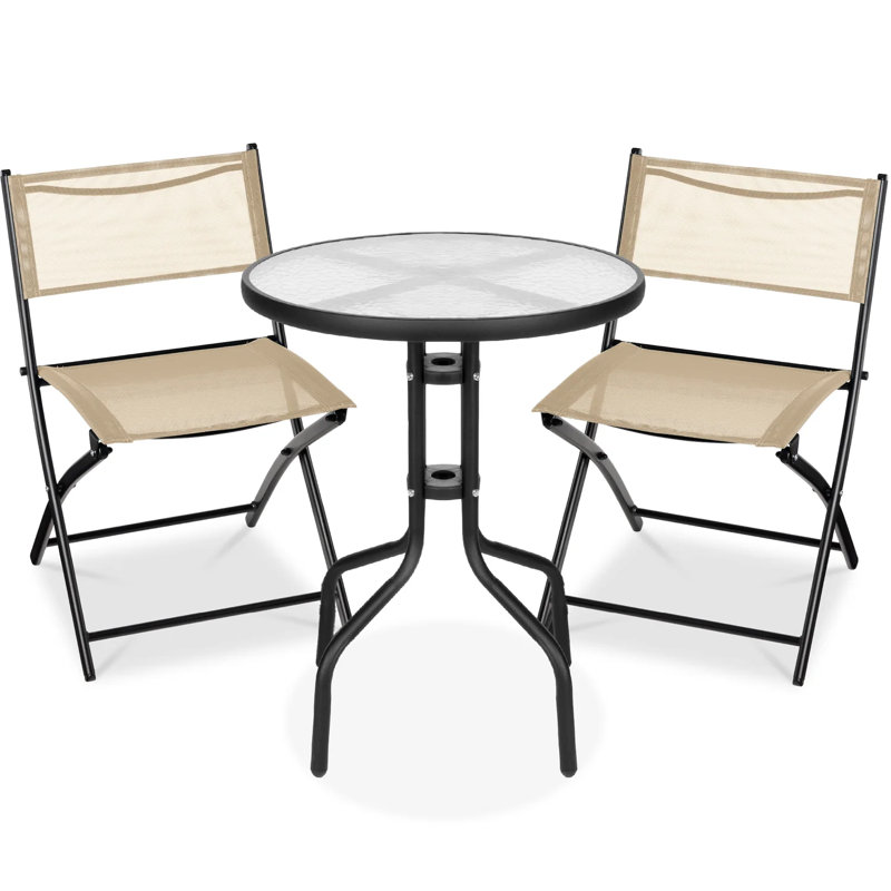 3-Piece Bistro Set, Beige
