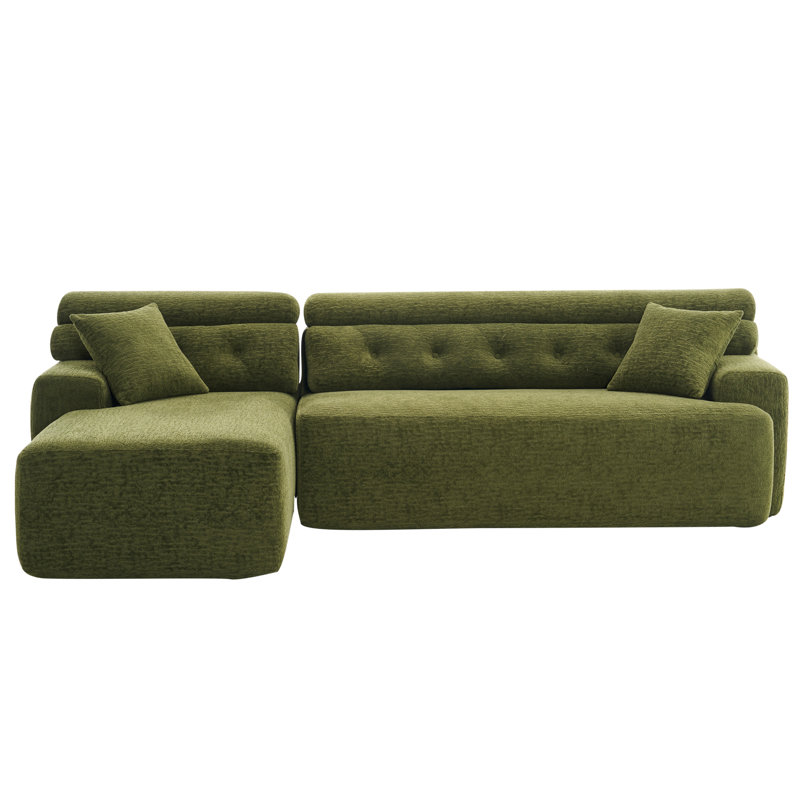 Canapé 104,5 po Chenille, Vert