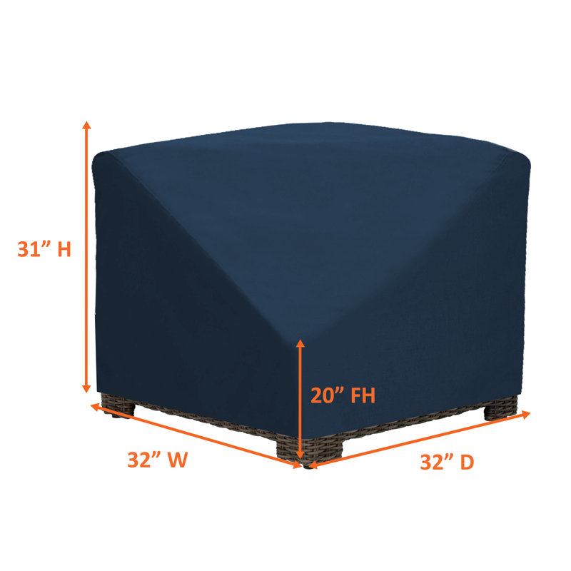 Outdoor Cover, 78.7cm H x 81.3cm W x 81.3cm D, Blue