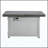 Rectangular Aluminum Propane Fire Pit Table 40000 BTU For Outdoor Patio Garden Backyard