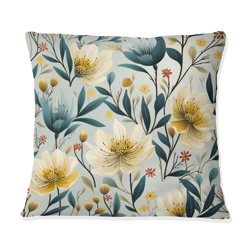 Coussin Ethereal Botanicals, H 18 po x l 18 po