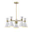 Lustre linéaire moderne à 5 lumières Jakylia