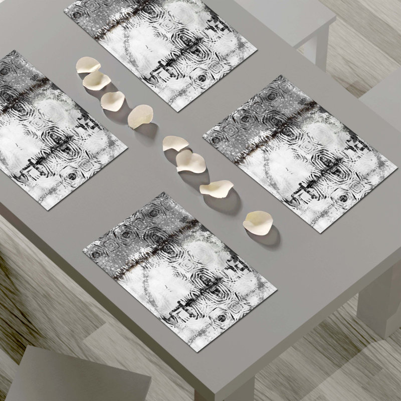Napperon abstrait en polyester