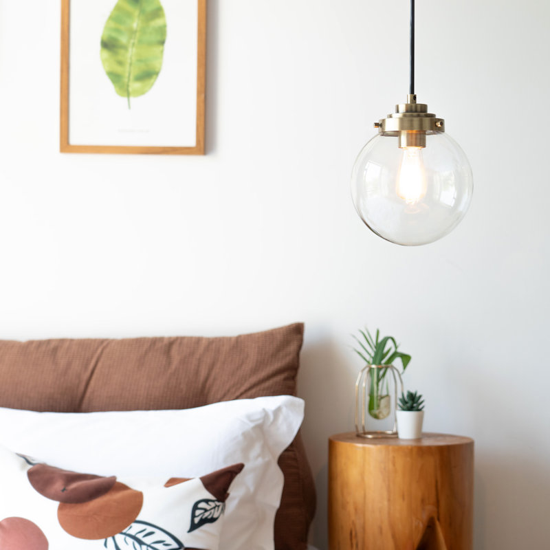 Luminaire suspendu sphérique 1 lumière Musgrove