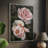Peachy Roses II Framed Print - Solid Wood-604473283