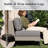  9-piece Wicker Rattan Patio Furniture Set, Deep Seating Outdoor Modular Sectional Sofa Conversation Set With Thick Cushions For Lawn, Garden-933835706