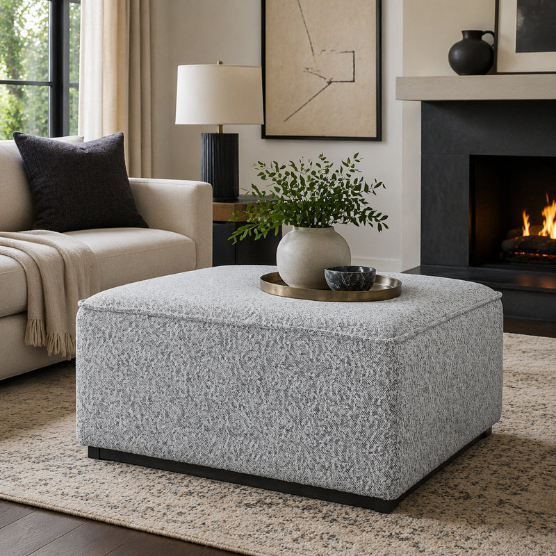 Square Upholstered Ottoman