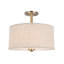 Plafonnier semi-encastré 3 lumières Smeralda-33199215-47838454-47838457