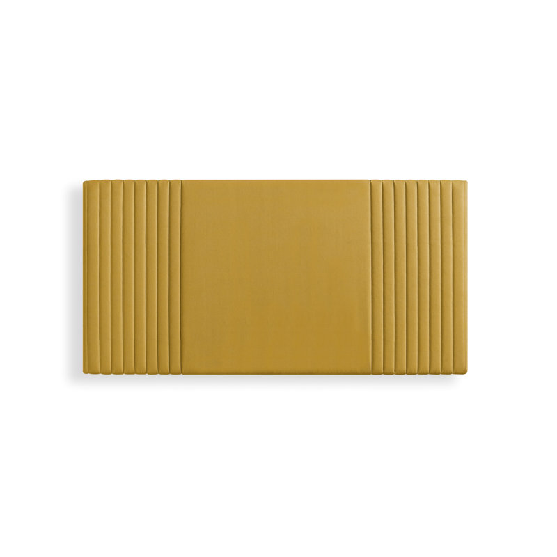 Upholstered Headboard, Small Double (4'), Mustard