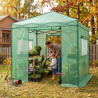 Serre Pop Up Green l 8 pi x P 8 pi