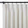 TWOPAGES Lined Curtain Faux Linen Pinch Pleat Curtain