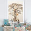 «Baobab Tree Beige Minimalisme IV», reproduction d'art sur toile-134141263-97170301