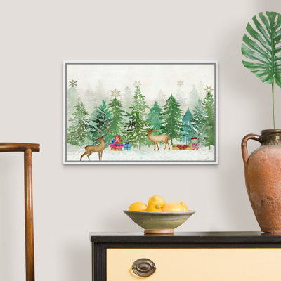 Magie de Noël - reproduction d'art sur toile