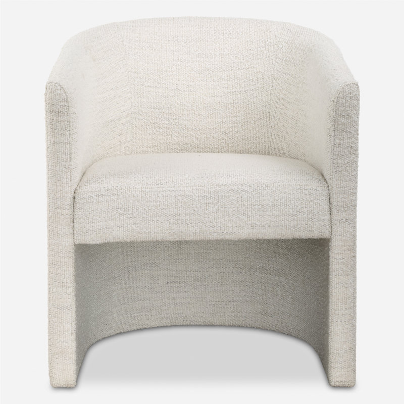 Sawana White Fabric Dining Chair