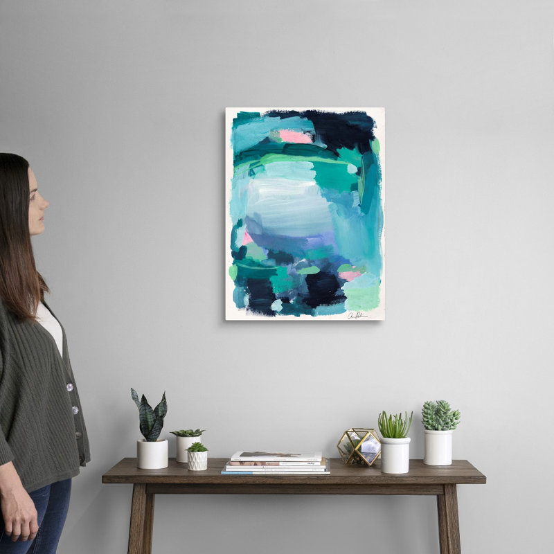 « January Capri » par Amira Rahim, reproduction d’art sur toile, H 24 po x l 18 po x 1,25 po, Toile tendue