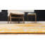 Tapis rond rond ikat blond Oneita