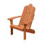 Chaise Adirondack en bois massif Handley-911563207