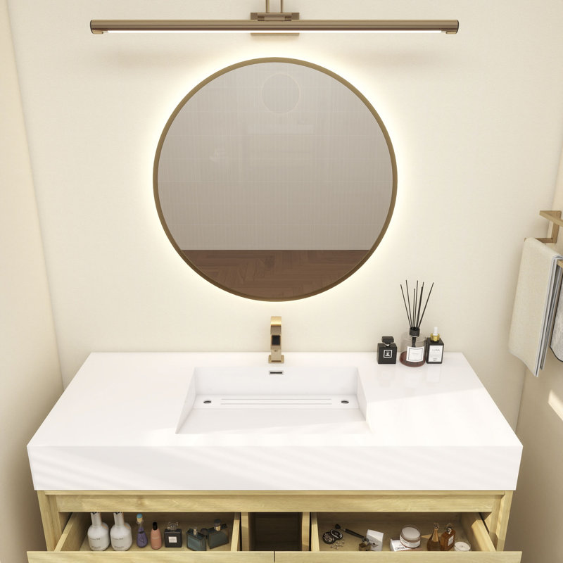 Victoria 48''Bathroom Vanity Base, Light Oak