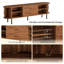 Meuble télé en bois manufacturé avec tablettes réglables-2065340997