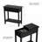 Shumate Narrow End Table - Slim Console with Storage Compartment and Lower Shelf for Living Room, Hallway, Entryway and Small Spaces