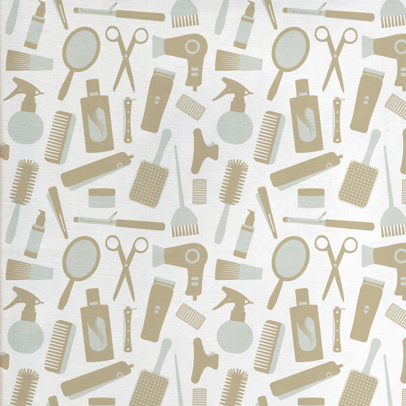 Tissu d’outils de style cheveux, l 58 po x L 180 po