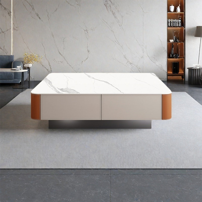 Table basse simple, H 15,7 po x l 51,2 po x P 51,2 po
