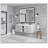 High Lumen LED Lighted Bathroom Mirror With Anti-Fog And Adjustable Lighting, Perfect For Modern Bathrooms And Salons.