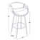 Curvini Fixed-Height - Set Of 2