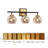 Mylisa 3-Light Dimmable Globe Vanity Light with Mercury Glass Shade