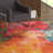 Velva Abstract Orange/Pink/Blue Area Rug-429963972