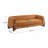 82Inches Boucle Sherpa Sofa -Caramel-1917217064