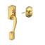 Camelot Lower Half Handleset with Accent Door Lever (Deadbolt Sold Separately)-334171645-334171403