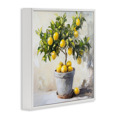 Giclée encadrée «Falling Lemon Tree», conception de Tina LeCour