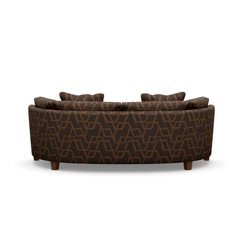 Maynard Long Sofa, Perky 855419, Walnut