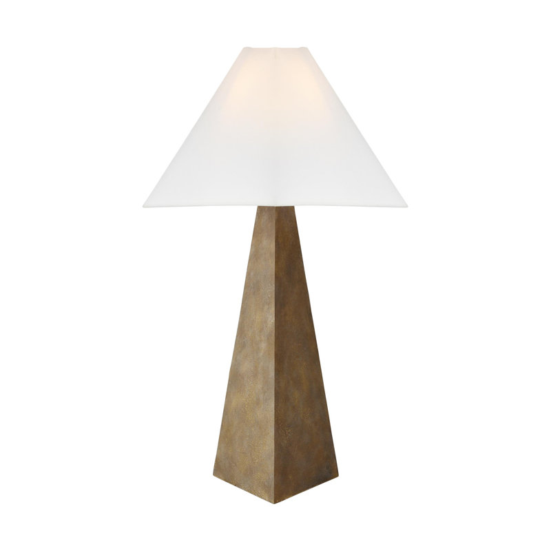 Grande lampe de table à 1 lumière Betsey, Or antique