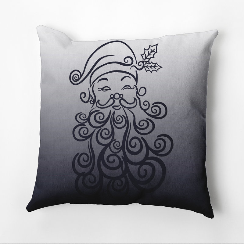 Housse de coussin carré et insert, 18 po x 18 po, Bleu marine clair