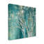 «Blue and Gold Birch», reproduction de peinture acrylique sur toile tendue-33406953
