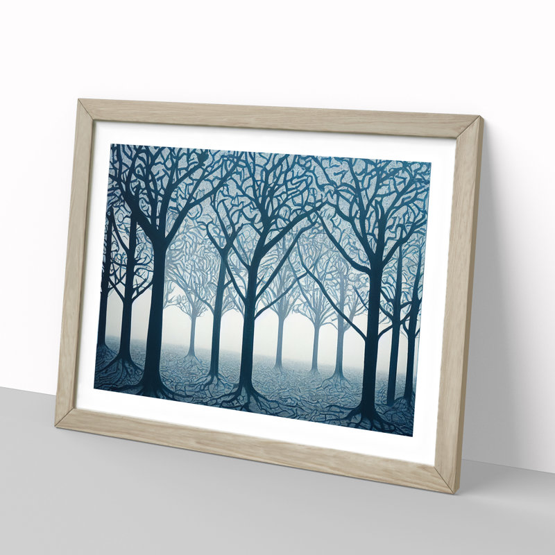 An Enigmatic Forest - Framed Print, Oak, 46cm H x 64cm W x 2cm D