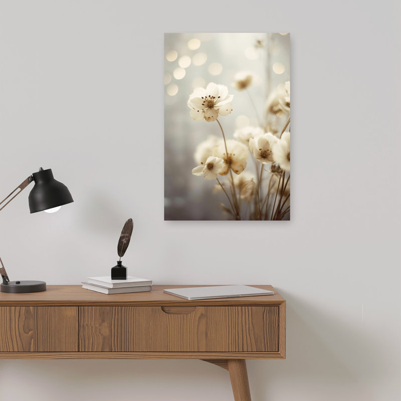 Petals In Soft Delicate Elegant Romantic Nature Flower Wall Art Print, 45.72cm H x 30.48cm W