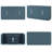 60" Sideboard – Silver Handles, Adjustable Shelves, Dining/Kitchen Storage-1017244113